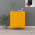 Lady Jillian -  Chest of Drawers Mustard Yellow 80x35x101,5 cm Steel